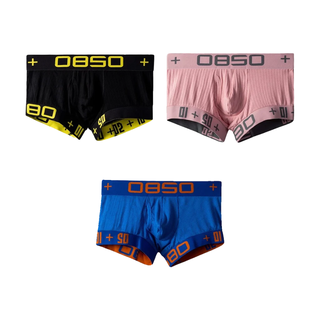 0850 Ribbed Cotton Boxer Brief — 3-Pack — product view 1