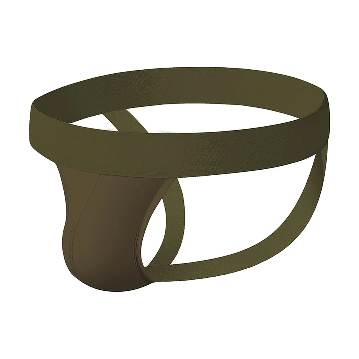 ADANNU Cotton Jockstrap in army green, product only