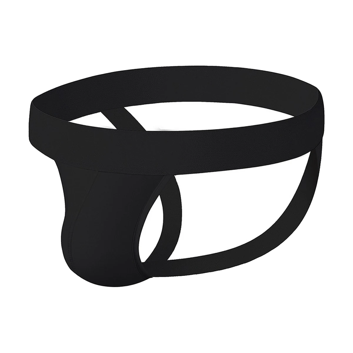 ADANNU Cotton Jockstrap in black, product only