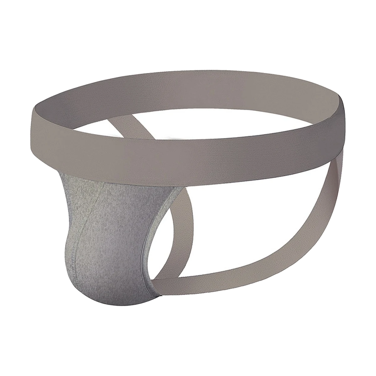 ADANNU Cotton Jockstrap in heather gray, product only
